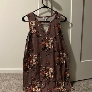 Medium purple floral dress from nine Britton